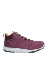 Shop Teva Woman Ankle Boots Plum Size 7.5 Leather, Textile Fibers In Purple