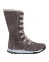 Teva Woman Boot Taupe Size 7.5 Leather In Grey
