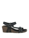 Teva Woman Sandals Black Size 5 Leather