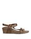 Teva Woman Sandals Dark Brown Size 10 Leather
