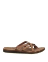 Teva Woman Sandals Light Brown Size 9 Leather In Beige