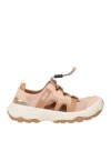 Teva Woman Sneakers Blush Size 10 Textile Fibers In Blush