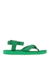Teva Woman Thong Sandal Green Size 8 Textile Fibers