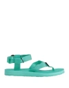 Teva Woman Thong Sandal Light Green Size 6 Textile Fibers