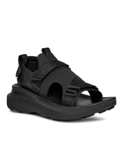 Teva Women's Aventrail Trail Running Sandal In Black/black