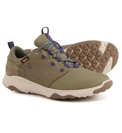 Teva Women's Canyonview Rp Hiking Shoes In Olive/mulberry In Beige
