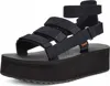 Teva Women's Mevia Flatform Gladiator Sandals In Black