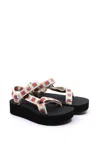 Teva Flatform Universal Crochet Explore Sandals In Multi