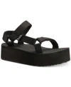 Teva Flatform Universal Sandals In Black