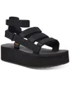 Teva Flatform Mevia W Black Women's Sandal In Black