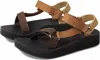 TEVA WOMEN'S MIDFORM UNIVERSAL NEUTRAL MULTI LEATHER SANDAL - B/MEDIUM WIDTH