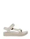 Teva Women's Midform Universal Retro Geometric Sandals In Birch In Grey