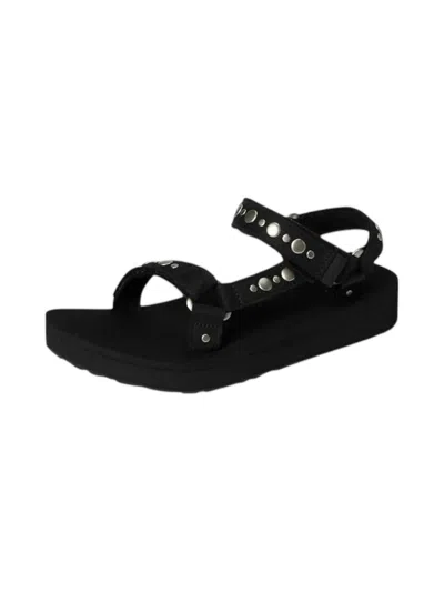 TEVA WOMEN'S MIDFORM UNIVERSAL STUDDED SANDALS IN BLACK