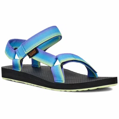 Teva Women's Original Universal Gradiate Sandal In Shadow Lime In Multi
