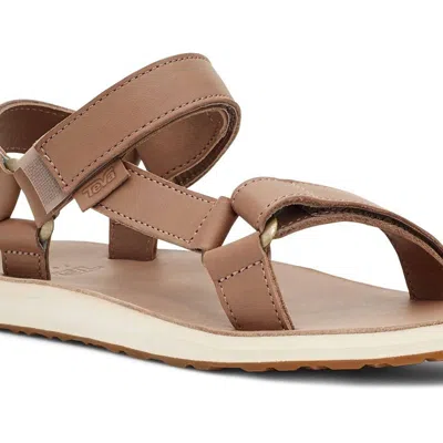 Teva Women's Original Universal Leather Sandal In Caribou In Brown