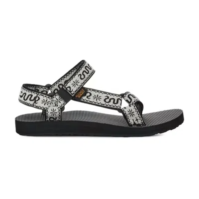 Teva Women's Original Universal Sandal In Bandana White/ Black In Multi