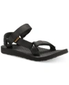 Teva Original Universe Slim Recycled-polyester Sandals In Black