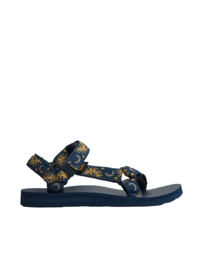 Teva Women's Original Universal Sandals In Sun,moon Insignia Blue In Multi