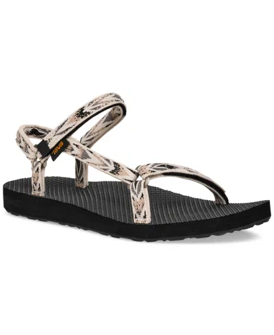Teva Women's Original Universal Slim Sandals In Wings White,black