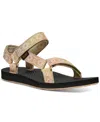 Shop Teva Women's Original Universal Sunscape Sandals In Waterless Peach