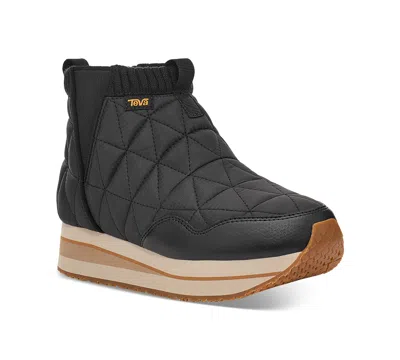 TEVA WOMEN'S REEMBER QUILTED MID PLATFORM BOOTIES