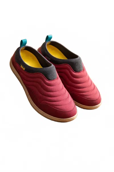 Teva Women's Reember Terrain Shoes In Beet, Black, Teal In Red