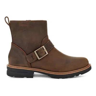 Teva Women's Rowena Buckle Boot In Bison In Brown