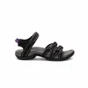 Teva Wtirra Womens Recycled Polyester Open Toe Flat Sandals In Black