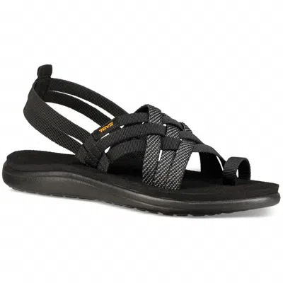 Teva Women's Voya Strappy Sandals In Black
