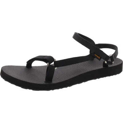 Teva Original Universal Slim Sandals In Black