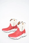 TEXAS ROBOT EMBROIDERED MESSICO ANKLE BOOTS