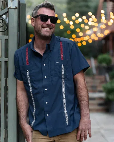 Texas Standard Guayabera Libre Shirt In Harrisburg In Multi