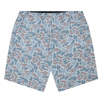 Texas Standard Men's Waterloo Swim Shorts In Camo Frio - Blue In White
