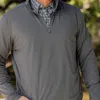 Texas Standard Quarter Zip Pullover In Grey