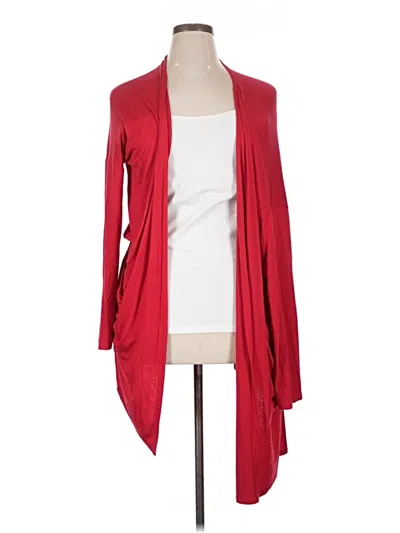 Pre-owned Texas True Threads Cardigan Sweater In Red