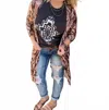 Texas True Threads Patrice Python Cardigan Top In Brown In Pink