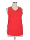 Texas True Threads Sleeveless T-shirt In Red