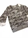 Texas True Threads Women's Slay Sweatshirt In Camou In Multi