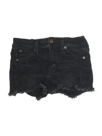 Pre-owned Textile By Elizabeth And James Denim Shorts In Black