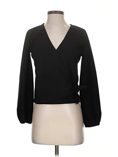 Pre-owned Texture & Thread Madewell 3/4 Sleeve T-shirt In Black