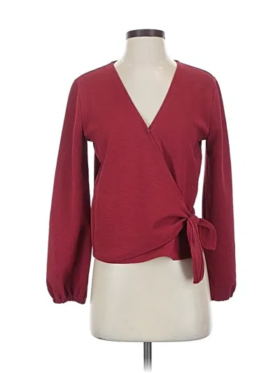 Pre-owned Texture & Thread Madewell Blazer Jacket In Red