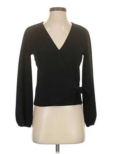 Pre-owned Texture & Thread Madewell Cardigan Sweater In Black
