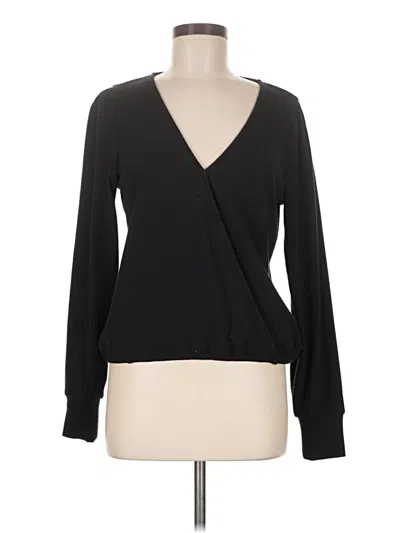 Pre-owned Texture & Thread Madewell Cardigan Sweater In Black