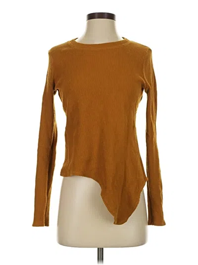 Pre-owned Texture & Thread Madewell Cardigan Sweater In Brown