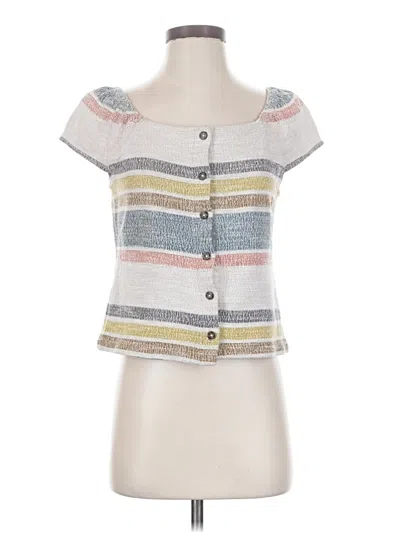Pre-owned Texture & Thread Madewell Cardigan Sweater In Gray