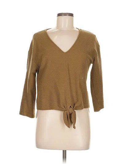 Pre-owned Texture & Thread Madewell Cardigan Sweater In Green