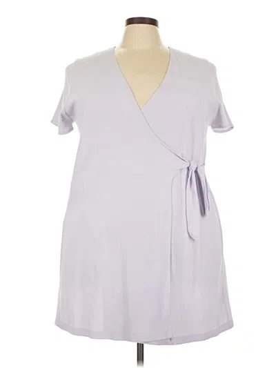 Pre-owned Texture & Thread Madewell Cardigan Sweater In Purple