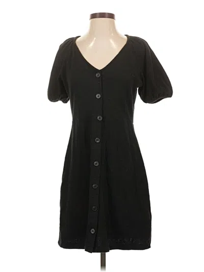 Pre-owned Texture & Thread Madewell Casual Dress In Black