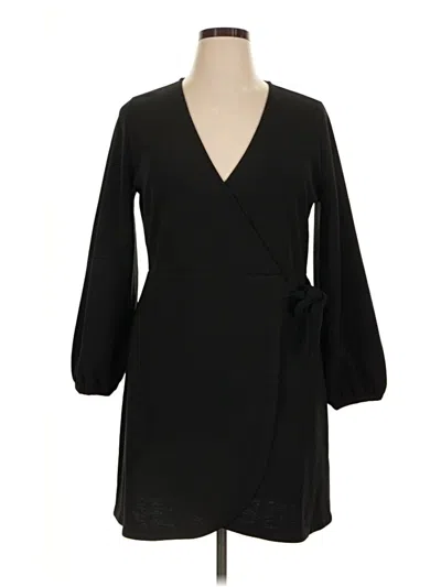 Pre-owned Texture & Thread Madewell Casual Dress In Black