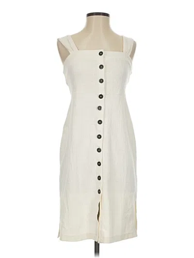 Pre-owned Texture & Thread Madewell Casual Dress In Ivory